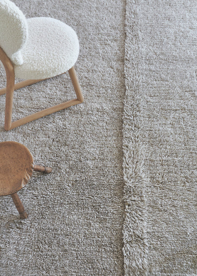 product image for tundra blended sheep grey woolable rug by lorena canals wo tun lgr s 35 20