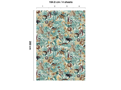 product image for Underwater Jungle No. 1 Wallpaper by KEK Amsterdam 2