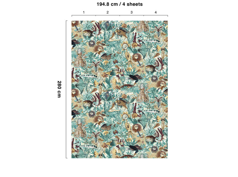 media image for Underwater Jungle No. 1 Wallpaper by KEK Amsterdam 228