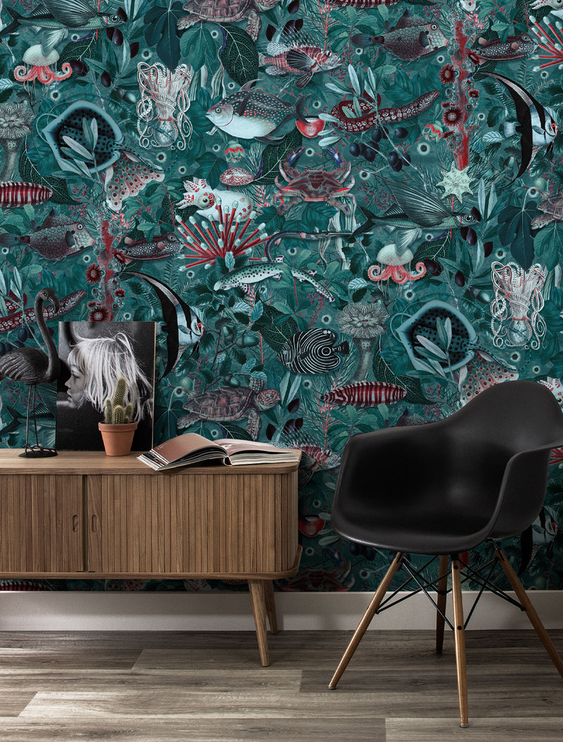 media image for Underwater Jungle No. 4 Wallpaper by KEK Amsterdam 293