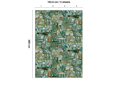 product image for Underwater Jungle No. 6 Wallpaper by KEK Amsterdam 51