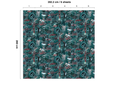 product image for Underwater Jungle No. 4 Wallpaper by KEK Amsterdam 67
