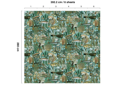 product image for Underwater Jungle No. 6 Wallpaper by KEK Amsterdam 31