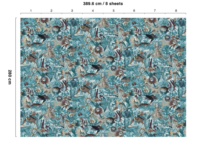 media image for Underwater Jungle No. 2 Wallpaper by KEK Amsterdam 297