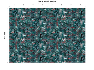 product image for Underwater Jungle No. 4 Wallpaper by KEK Amsterdam 37