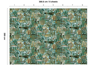 product image for Underwater Jungle No. 6 Wallpaper by KEK Amsterdam 17