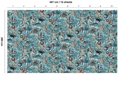product image for Underwater Jungle No. 2 Wallpaper by KEK Amsterdam 46