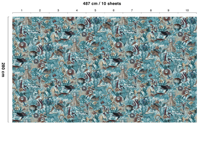 media image for Underwater Jungle No. 2 Wallpaper by KEK Amsterdam 25