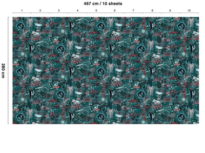 product image for Underwater Jungle No. 4 Wallpaper by KEK Amsterdam 73