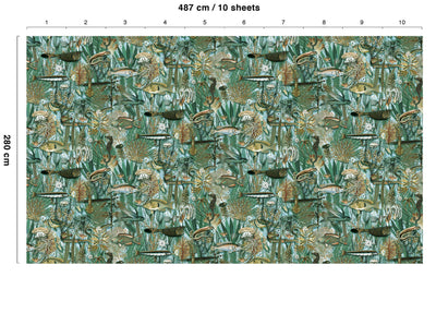 product image for Underwater Jungle No. 6 Wallpaper by KEK Amsterdam 40