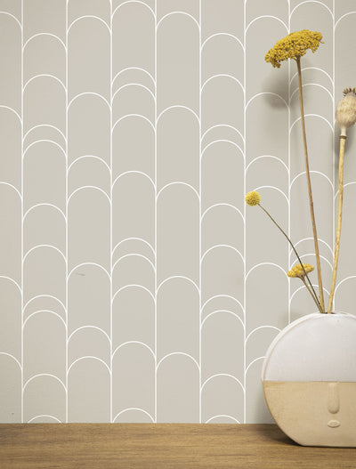 product image of Graphic Lines Beige WP-737 Wallpaper by Kek Amsterdam 580