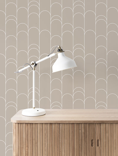 product image for Graphic Lines Sand WP-738 Wallpaper by Kek Amsterdam 89