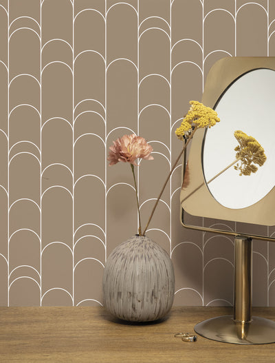 product image for Graphic Lines Clay WP-739 Wallpaper by Kek Amsterdam 35