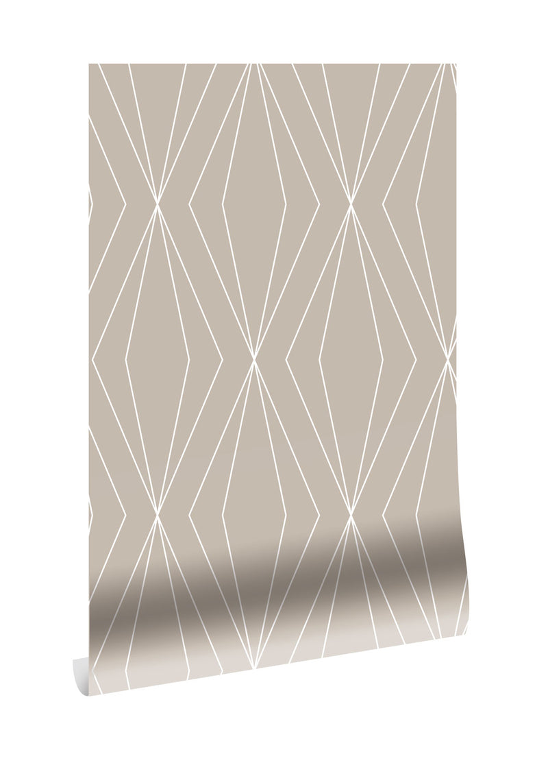 media image for Graphic Lines Sand WP-741 Wallpaper by Kek Amsterdam 220