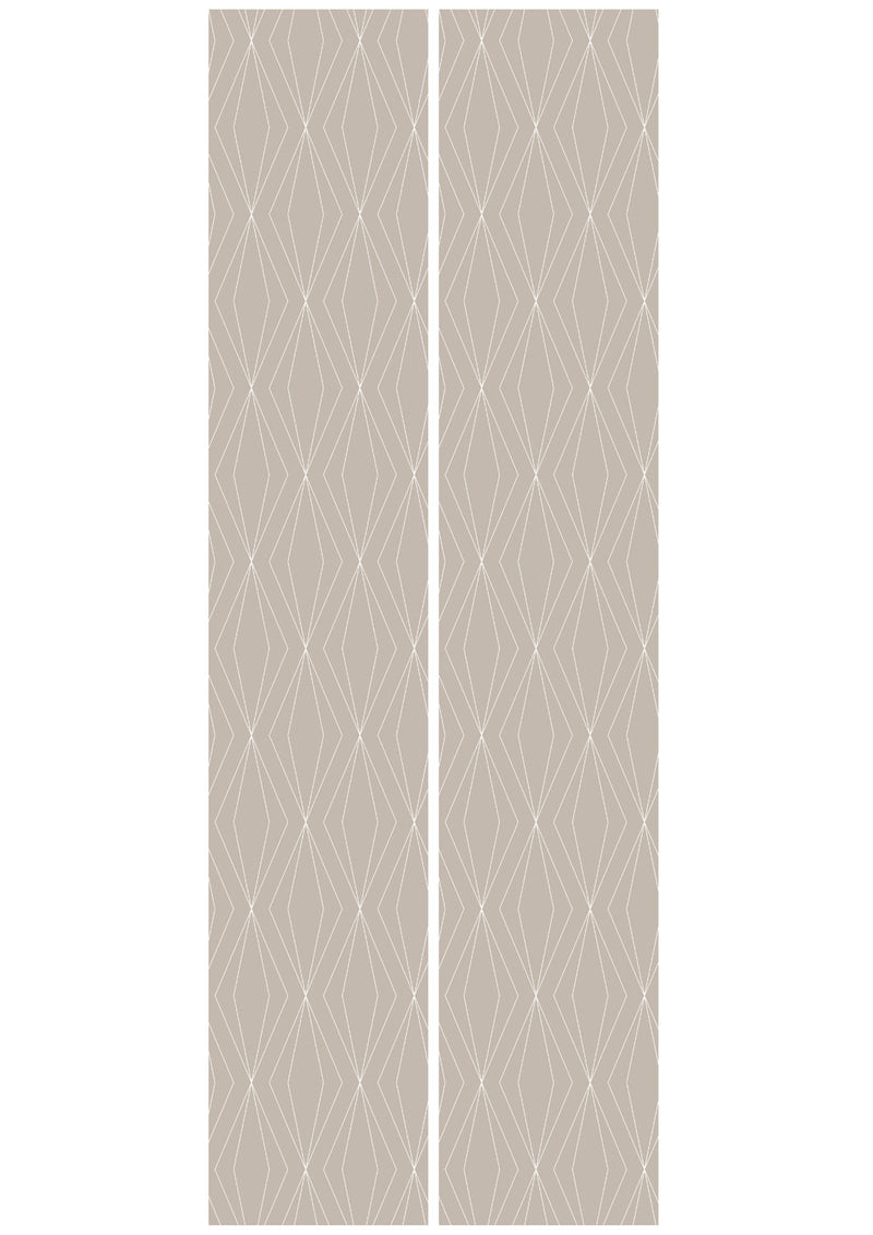 media image for Graphic Lines Sand WP-741 Wallpaper by Kek Amsterdam 226