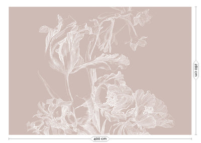 product image for Engraved Flowers Nude No. 1 Wallpaper by KEK Amsterdam 4