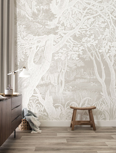 product image of Engraved Landscapes Grey No. 1 Wallpaper by KEK Amsterdam 526
