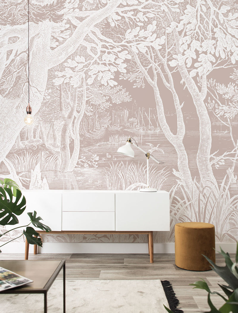 media image for Engraved Landscapes Nude No. 1 Wallpaper by KEK Amsterdam 223