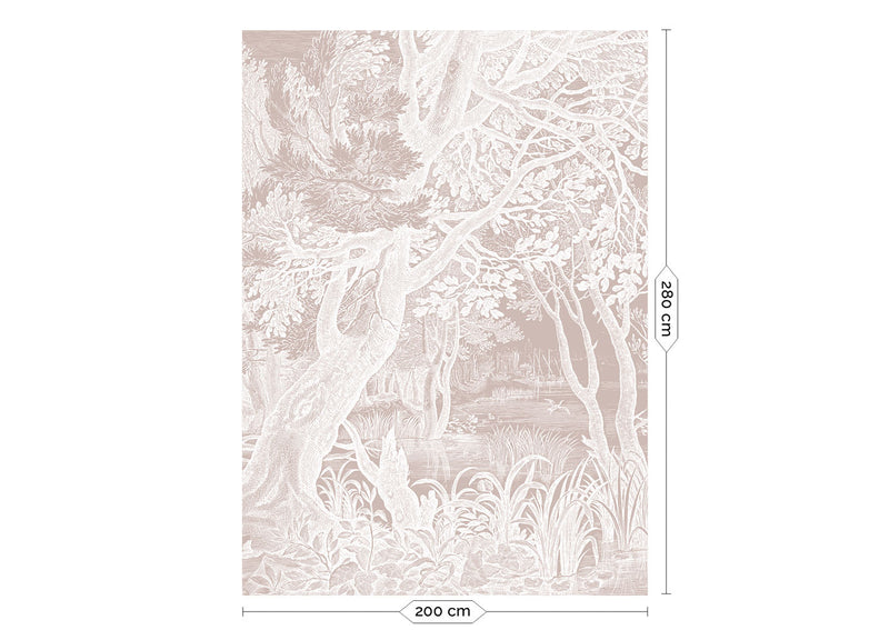 media image for Engraved Landscapes Nude No. 1 Wallpaper by KEK Amsterdam 291
