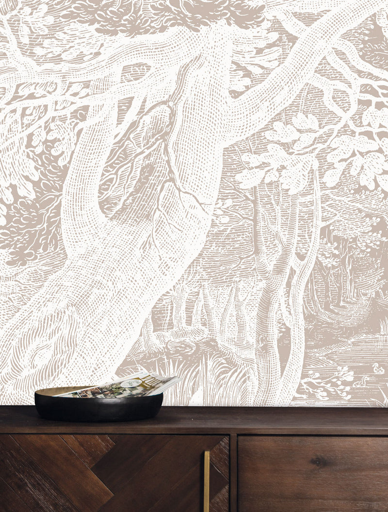 media image for Engraved Landscapes Sand No. 1 Wallpaper by KEK Amsterdam 244
