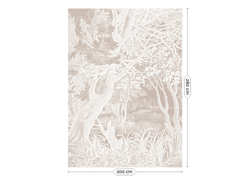 media image for Engraved Landscapes Sand No. 1 Wallpaper by KEK Amsterdam 233