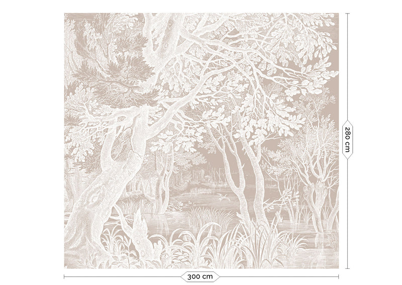 media image for Engraved Landscapes Sand No. 1 Wallpaper by KEK Amsterdam 244