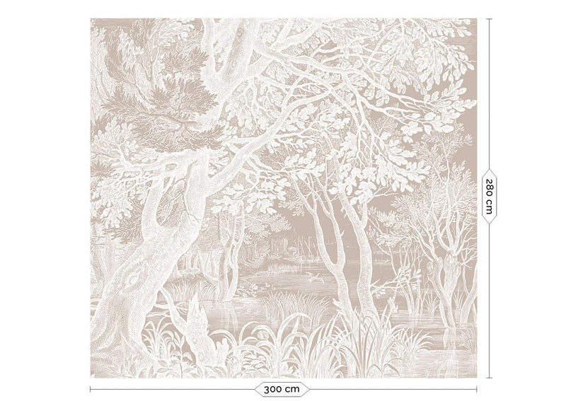 media image for Engraved Landscapes Sand No. 1 Wallpaper by KEK Amsterdam 214