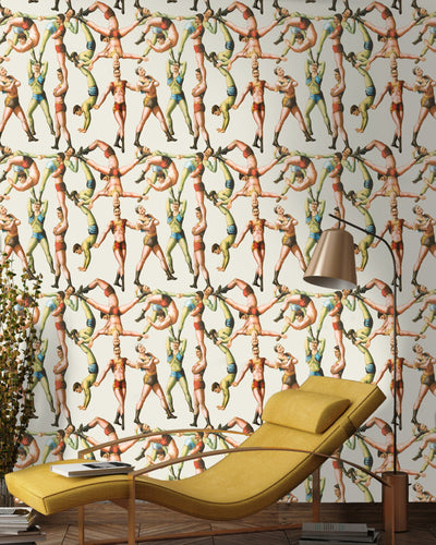 product image for The Acrobats Wallpaper from Collection I by Mind the Gap 23