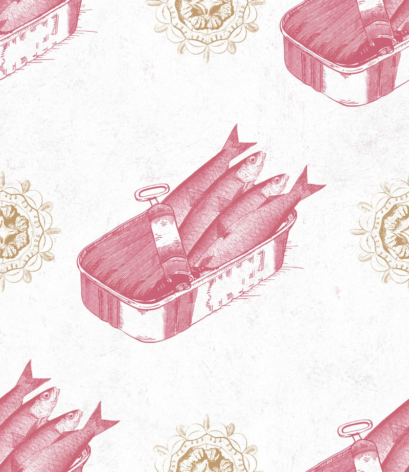 media image for sample sardines red wallpaper from collection i by mind the gap 1 284