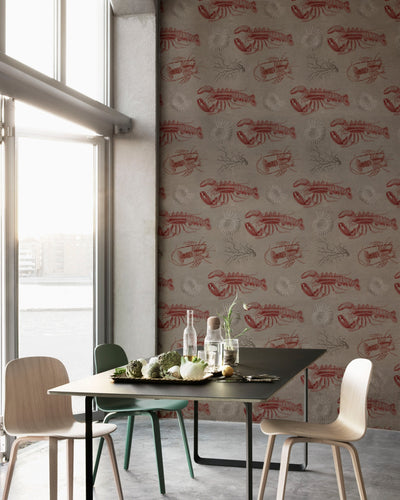 product image for Lobster Taupe Wallpaper from Collection I by Mind the Gap 54