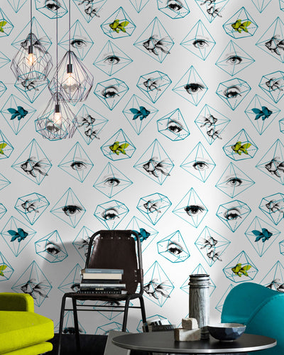 product image for Fish Eye Wallpaper from Collection I by Mind the Gap 4