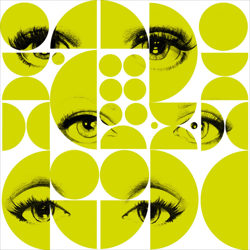 media image for Eyes And Circles Lime Wallpaper from Collection I by Mind the Gap 273