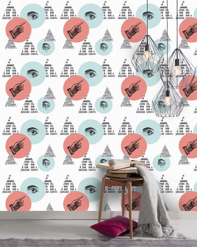 product image for Eyes On Me Wallpaper from Collection I by Mind the Gap 4