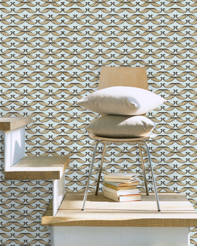 product image for Moustache Wallpaper from Collection I by Mind the Gap 3