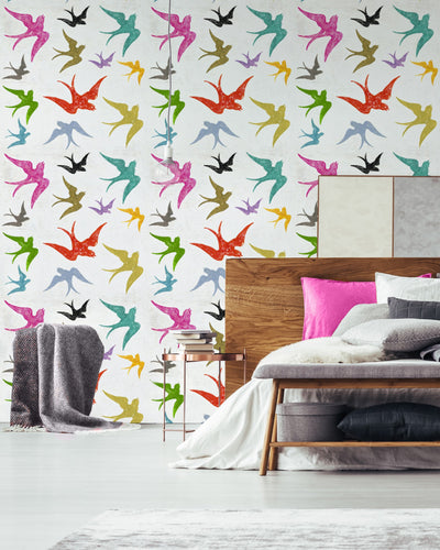 product image for Excuse Me While I Kiss The Sky Wallpaper from the Sugarboo Collection by Mind the Gap 1