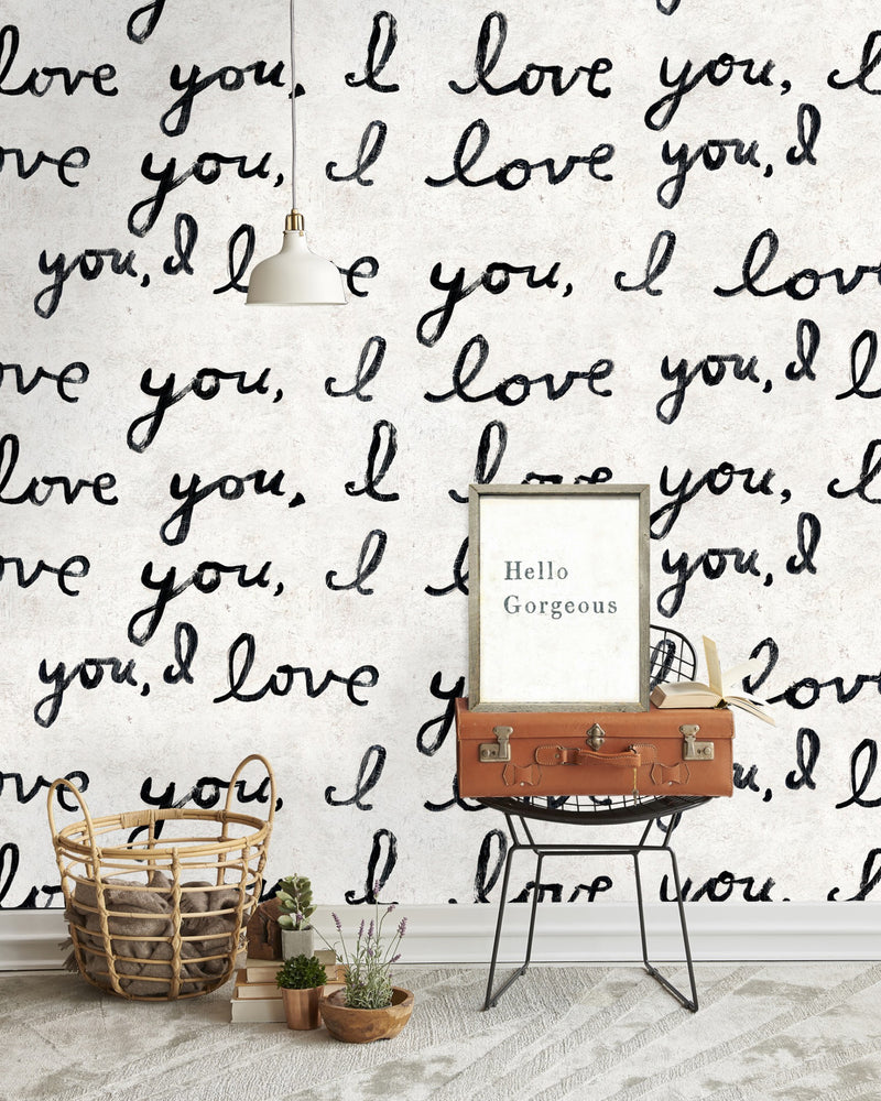 media image for I Love You, I Love You Wallpaper from the Sugarboo Collection by Mind the Gap 279