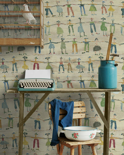 product image for Little People Wallpaper from the Sugarboo Collection by Mind the Gap 59