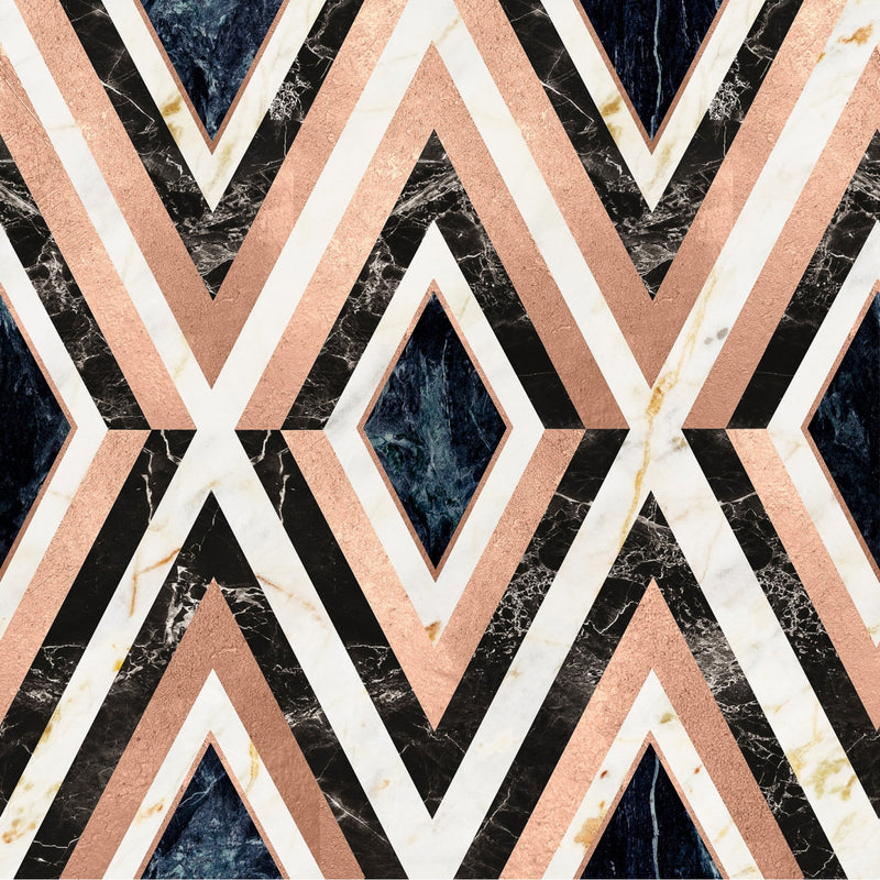 media image for Diamonds In Copper Wallpaper from Manhattan Metallic Edition by Mind the Gap 276