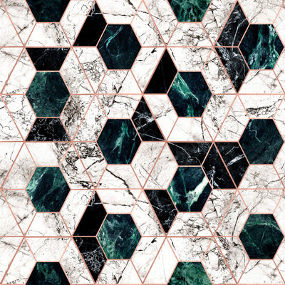 product image of sample hexa jade wallpaper from manhattan metallic edition by mind the gap 1 558