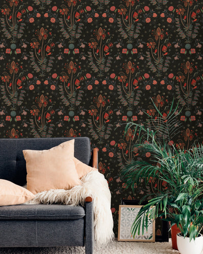 product image for Gypsy Anthracite Wallpaper from Collectables by Mind the Gap 38
