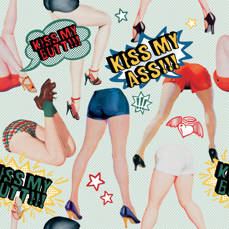 media image for Kiss My Ass Wallpaper from Collectables by Mind the Gap 264