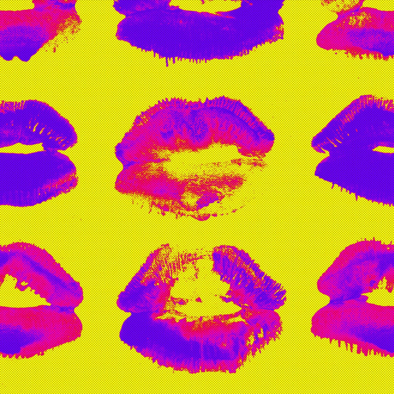 media image for sample neon kiss wallpaper from collectables by mind the gap 1 294