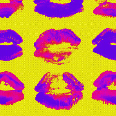 product image for Neon Kiss Wallpaper from Collectables by Mind the Gap 49