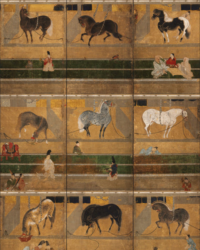 product image of Horse Stable Wallpaper from the Compendium Vol. 2 by Mind the Gap 581