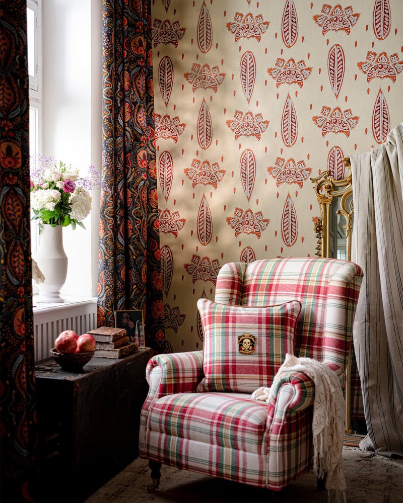 media image for Bethel Batik Wallpaper from the Woodstock Collection by Mind the Gap 286