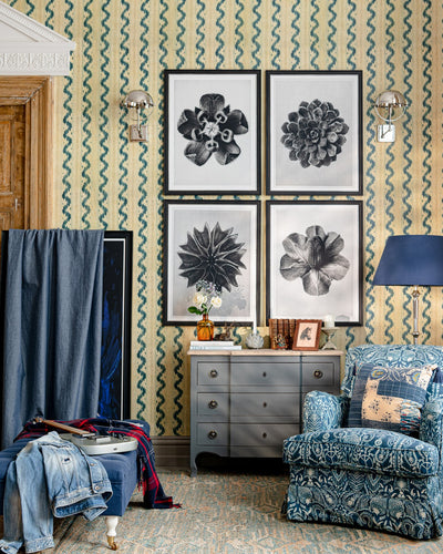 product image for Vintage Ikat Wallpaper from the Woodstock Collection by Mind the Gap 35