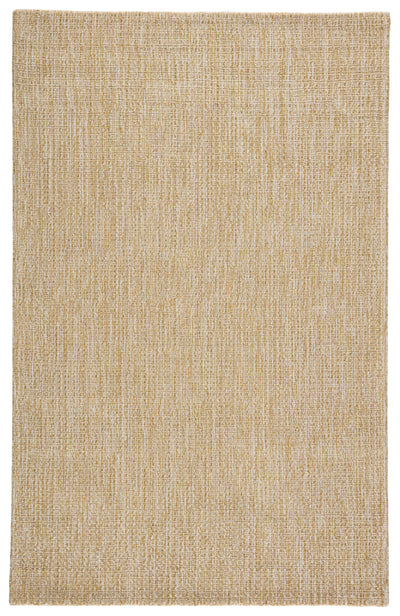 product image for Jardin Indoor/ Outdoor Solid Ochre/ White Rug by Jaipur Living 90