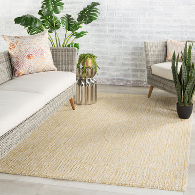 product image for Jardin Indoor/ Outdoor Solid Ochre/ White Rug by Jaipur Living 13