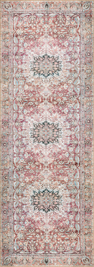 product image for Wynter Rug in Tomato / Teal by Loloi II 54
