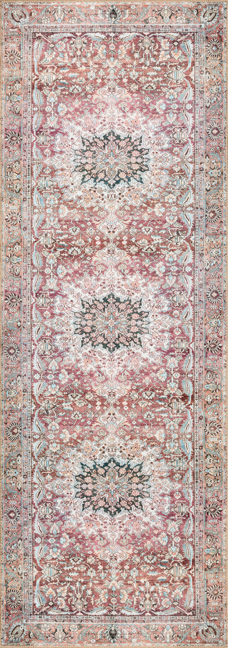 media image for Wynter Rug in Tomato / Teal by Loloi II 233